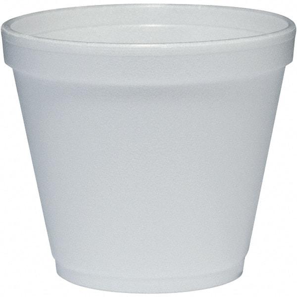 DART - Foam Food Containers, Foam, 8 oz - White - USA Tool & Supply