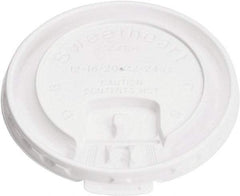 Solo - Cup Lids for 10 oz Cups - White - USA Tool & Supply