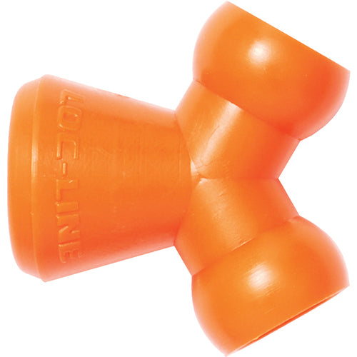 Coolant Hose System Component - 1/4″ Inside Diameter System-1/4″ Y Fitting (Pack of 2) - USA Tool & Supply
