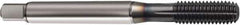Guhring - M9x1.00 Metric Fine 6HX D7/D8 Thread Limit Semi-Bottoming Thread Forming Tap - Powdered Metal High Speed Steel, TiCN Finish, 90mm OAL, Right Hand Thread, Series 1272 - USA Tool & Supply