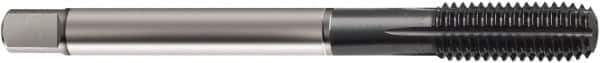 Guhring - M12x1.50 Metric Fine 6HX D8/D9 Thread Limit Semi-Bottoming Thread Forming Tap - Powdered Metal High Speed Steel, TiCN Finish, 100mm OAL, Right Hand Thread, Series 1273 - USA Tool & Supply