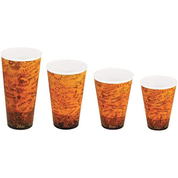 DART - Foam Hot/Cold Cups, 20 oz - Black, Brown - USA Tool & Supply