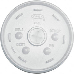 DART - Cold Cup Lids, 32 oz Cups - Translucent - USA Tool & Supply