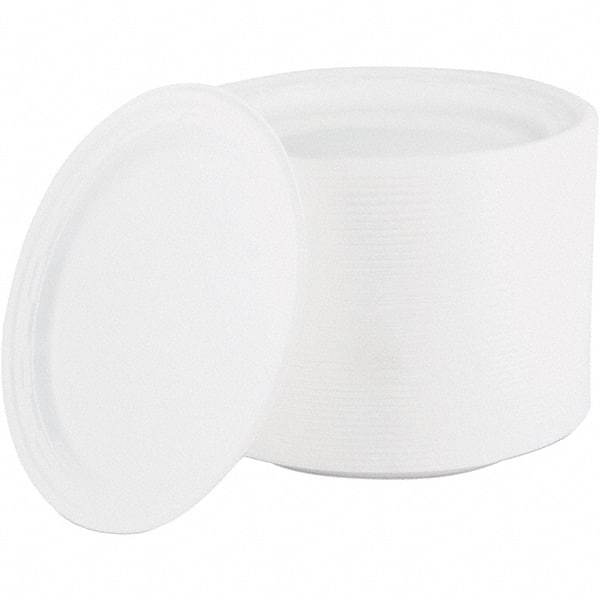 DART - Plastic Dinnerware, Plate, 6" - White - USA Tool & Supply