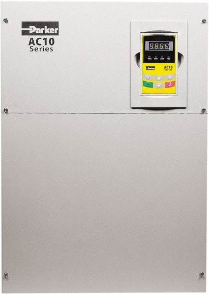 Parker - Three Phase, 460 Volt, 125 hp, Variable Frequency Drive - 16.14" Wide x 11.81" Deep x 24" High, IP20 - USA Tool & Supply