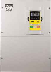 Parker - Three Phase, 460 Volt, 50 hp, Variable Frequency Drive - 12.4" Wide x 9.21" Deep x 18" High, IP20 - USA Tool & Supply