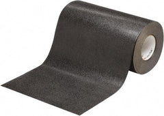 Ability One - Black Solid Color Anti-Slip Vinyl Tape - 36" Wide x 60' Long x 0.036" Thick, General Traffic - USA Tool & Supply