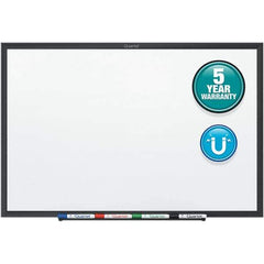 Quartet - 18" High x 24" Wide Magnetic Dry Erase Board - Steel, Includes Dry-Erase Marker & Mounting Kit - USA Tool & Supply