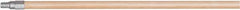 Harper Brush - 60 x 15/16" Wood Squeegee Handle - Threaded Connection, Tan - USA Tool & Supply