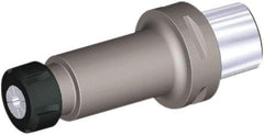 Kennametal - 1/16" to 13/32" Capacity, 100mm Projection, Taper Shank, ER16 Collet Chuck - 130mm OAL, 50mm Shank Diam - Exact Industrial Supply