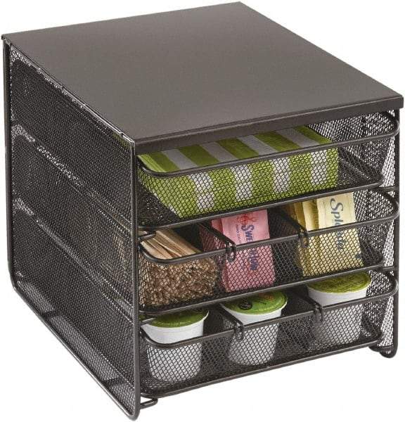 Safco - Coffee Pod Organizer - Hospitality Organizer, Black - USA Tool & Supply