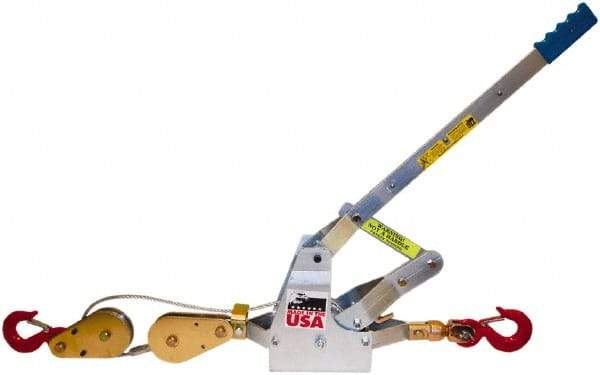 Maasdam - 8,000 Lb Lifting Capacity, 6' Lift Height, Puller Hoist - Made from Chain - USA Tool & Supply