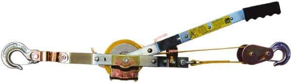 Maasdam - 4,000 Lb Lifting Capacity, Strap Hoist - Made from Strap - USA Tool & Supply