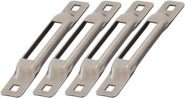 Snap-Loc - 1' Long x 2" Diam, Stainless Steel Tie Down Strap Kit - USA Tool & Supply