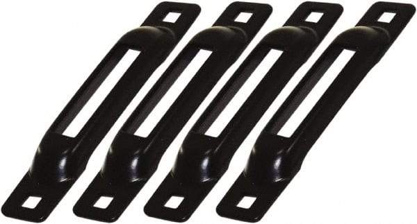Snap-Loc - 1' Long x 2" Diam, Black Tie Down Strap Kit - USA Tool & Supply