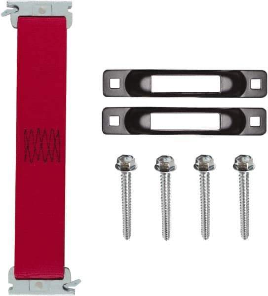 Snap-Loc - 1' Long x 2" Diam, Red Tie Down Strap Kit - USA Tool & Supply