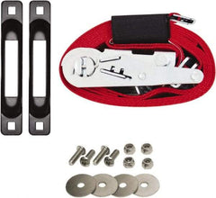 Snap-Loc - 16' Long x 2" Diam, Red Tie Down Strap Kit - USA Tool & Supply