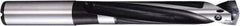 Kyocera - 0.335 to 0.354" Diam, 1.5xD, 17/32" Max Depth, 3/8" Shank Diam, 2.6575" OAL, Replaceable Tip Drill - DA Insert, 085 Seat Size, SS 1.5xD Toolholder, Series Magic Drill DRA - USA Tool & Supply