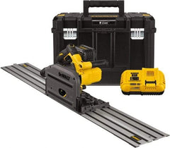 DeWALT - 60 Volt, 6-1/2" Blade, Cordless Circular Saw - 4,000 RPM, 1 Lithium-Ion Battery Included - USA Tool & Supply