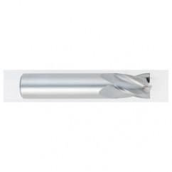 3/8 Dia. x 2 Overall Length 4-Flute Square End Solid Carbide SE End Mill-Round Shank-Center Cut-TiAlN - USA Tool & Supply