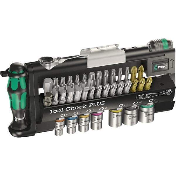 Wera - Screwdriver Bit Sets Type: Bit Set Drive Size: 1/4 (Inch) - USA Tool & Supply