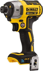 DeWALT - 20 Volt, 1/4" Drive, 152 Ft/Lb Torque, Cordless Impact Driver - Pistol Grip Handle, 3250 RPM, Bare Tool - USA Tool & Supply