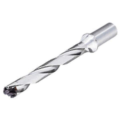 Iscar - 0.472" to 0.508" Diam, 8xD, 3.78" Max Depth, 5/8" Shank Diam, 6.34" OAL, Replaceable-Tip Drill - FCP, ICK, ICK-2M, ICM, ICN, ICP, iCP-2M Insert, 12 Seat Size, 45390978 Toolholder, Series SumoCham - USA Tool & Supply