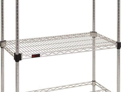 Eagle MHC - 24" Wide, 1-1/8 High, Open Shelving Accessory/Component - Zinc, Zinc Finish, 18" Deep, Use with Eagle MHC Shelving - USA Tool & Supply