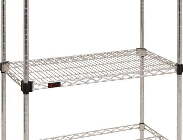 Eagle MHC - 24" Wide, 1-1/8 High, Open Shelving Accessory/Component - Stainless Steel, Stainless Steel Finish, 14" Deep, Use with Eagle MHC Shelving - USA Tool & Supply