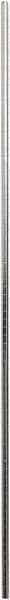 Eagle MHC - 1" Wide, 74 High, Open Shelving Accessory/Component - Stainless Steel, Stainless Steel Finish, 1" Deep, Use with Eagle MHC Shelving - USA Tool & Supply