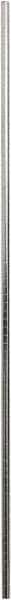 Eagle MHC - 1" Wide, 63 High, Open Shelving Accessory/Component - Stainless Steel, Stainless Steel Finish, 1" Deep, Use with Eagle MHC Shelving - USA Tool & Supply