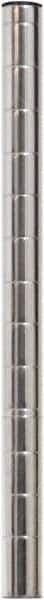 Eagle MHC - 1" Wide, 14 High, Open Shelving Accessory/Component - Stainless Steel, Stainless Steel Finish, 1" Deep, Use with Eagle MHC Shelving - USA Tool & Supply