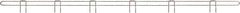 Eagle MHC - 72" Wide, 1 High, Open Shelving Accessory/Component - Stainless Steel, Stainless Steel Finish, 1/4" Deep, Use with Eagle MHC Shelving - USA Tool & Supply