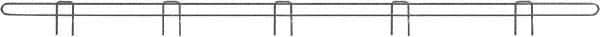 Eagle MHC - 60" Wide, 1 High, Open Shelving Accessory/Component - Steel with Epoxy Coating, 1/4" Deep, Use with Eagle MHC Shelving - USA Tool & Supply