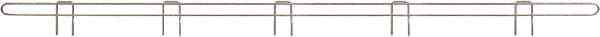 Eagle MHC - 60" Wide, 1 High, Open Shelving Accessory/Component - Steel Chrome Plated, Chrome Finish, 1/4" Deep, Use with Eagle MHC Shelving - USA Tool & Supply