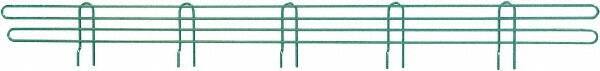 Eagle MHC - 54" Wide, 4 High, Open Shelving Accessory/Component - Steel with Epoxy Coating, 1/4" Deep, Use with Eagle MHC Shelving - USA Tool & Supply