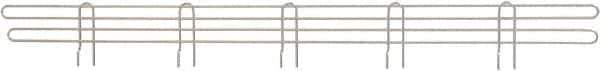 Eagle MHC - 54" Wide, 4 High, Open Shelving Accessory/Component - Steel Chrome Plated, Chrome Finish, 1/4" Deep, Use with Eagle MHC Shelving - USA Tool & Supply