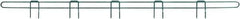 Eagle MHC - 54" Wide, 1 High, Open Shelving Accessory/Component - Steel with Epoxy Coating, 1/4" Deep, Use with Eagle MHC Shelving - USA Tool & Supply