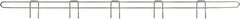 Eagle MHC - 54" Wide, 1 High, Open Shelving Accessory/Component - Steel Chrome Plated, Chrome Finish, 1/4" Deep, Use with Eagle MHC Shelving - USA Tool & Supply