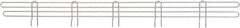 Eagle MHC - 48" Wide, 4 High, Open Shelving Accessory/Component - Steel Chrome Plated, Chrome Finish, 1/4" Deep, Use with Eagle MHC Shelving - USA Tool & Supply