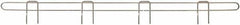 Eagle MHC - 36" Wide, 1 High, Open Shelving Accessory/Component - Steel Chrome Plated, Chrome Finish, 1/4" Deep, Use with Eagle MHC Shelving - USA Tool & Supply