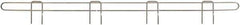 Eagle MHC - 30" Wide, 1 High, Open Shelving Accessory/Component - Stainless Steel, Stainless Steel Finish, 1/4" Deep, Use with Eagle MHC Shelving - USA Tool & Supply