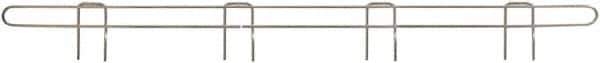 Eagle MHC - 30" Wide, 1 High, Open Shelving Accessory/Component - Steel Chrome Plated, Chrome Finish, 1/4" Deep, Use with Eagle MHC Shelving - USA Tool & Supply