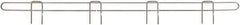 Eagle MHC - 30" Wide, 1 High, Open Shelving Accessory/Component - Steel Chrome Plated, Chrome Finish, 1/4" Deep, Use with Eagle MHC Shelving - USA Tool & Supply