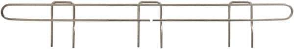 Eagle MHC - 24" Wide, 1 High, Open Shelving Accessory/Component - Steel Chrome Plated, Chrome Finish, 1/4" Deep, Use with Eagle MHC Shelving - USA Tool & Supply