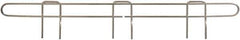 Eagle MHC - 24" Wide, 1 High, Open Shelving Accessory/Component - Steel Chrome Plated, Chrome Finish, 1/4" Deep, Use with Eagle MHC Shelving - USA Tool & Supply