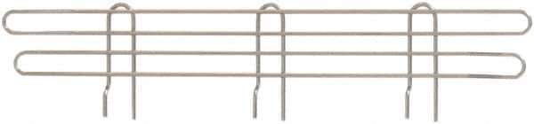 Eagle MHC - 21" Wide, 4 High, Open Shelving Accessory/Component - Steel Chrome Plated, Chrome Finish, 1/4" Deep, Use with Eagle MHC Shelving - USA Tool & Supply