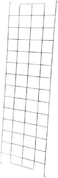 Eagle MHC - 18" Wide, 74 High, Open Shelving Accessory/Component - Steel Chrome Plated, Chrome Finish, 1/4" Deep, Use with Eagle MHC Shelving - USA Tool & Supply