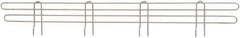 Eagle MHC - 36" Wide, 4 High, Open Shelving Accessory/Component - Steel Chrome Plated, Chrome Finish, 1/4" Deep, Use with Eagle MHC Shelving - USA Tool & Supply