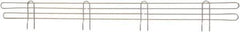 Eagle MHC - 42" Wide, 4 High, Open Shelving Accessory/Component - Steel Chrome Plated, Chrome Finish, 1/4" Deep, Use with Eagle MHC Shelving - USA Tool & Supply